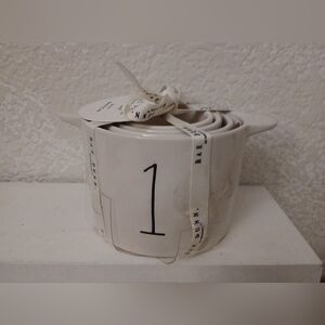 Rae Dunn White Stacking Measuring Cups